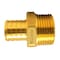 Apollo 1 in. Brass PEX Barb x 3/4 in. Male Pipe Thread Reducing Adapter APXMA134 - alternate 1